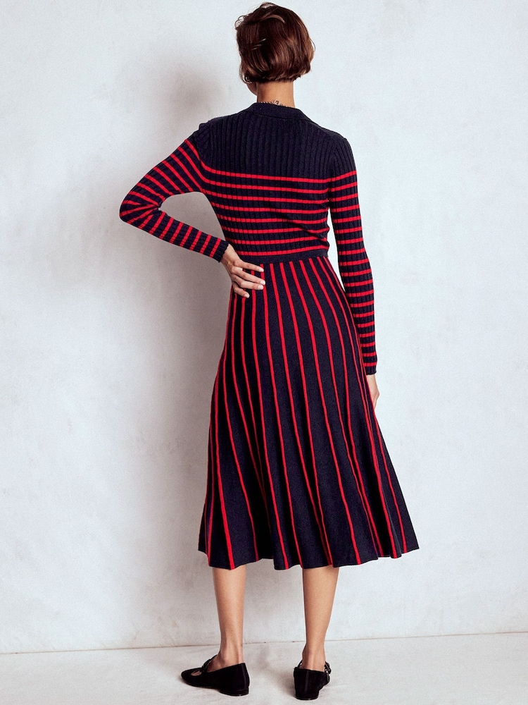 boden bronte jersey dress Boden Blue Bronte Ottoman Dress, Size 10
