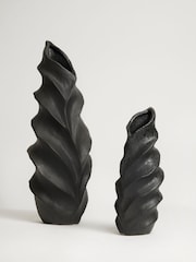 Sixty3 Styled Black Layer Vase - Image 1 of 5