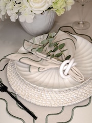 Sixty3 Styled Set of 4 White Rattan Placemats - Image 1 of 3
