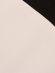 Adrianna Papell White Colorblock Crepe Gown - Image 6 of 6