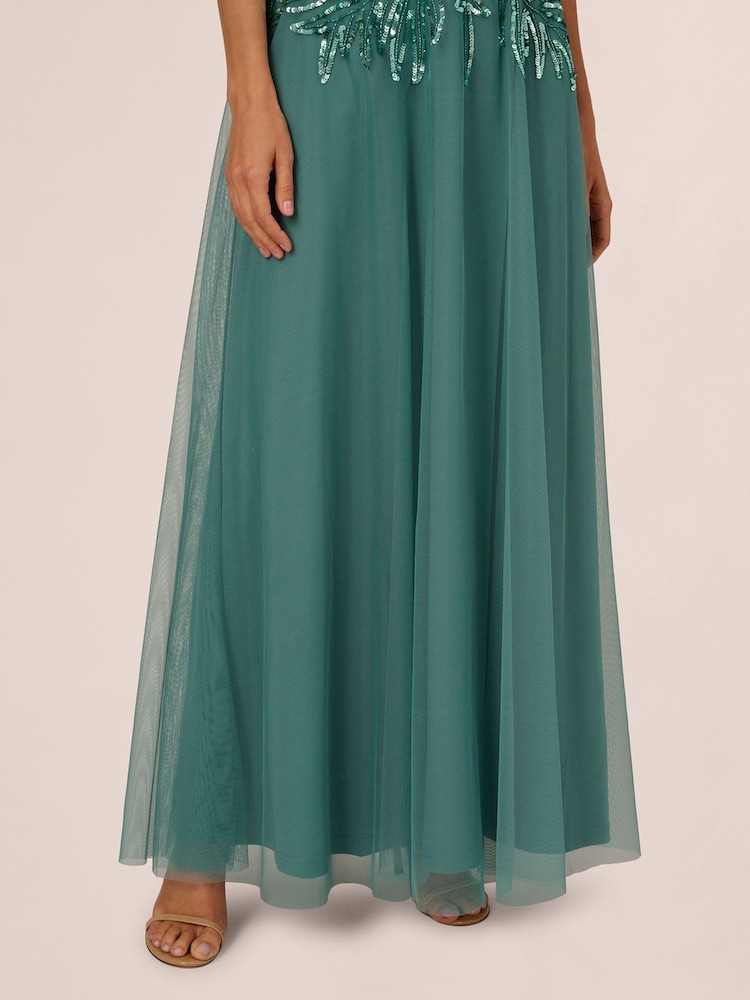 emerald green sequin mini dress Nia Sequin Dress (Emerald) – Titasfash main image 1