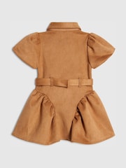 River Island Brown Suedette Prom Dress - Image 2 of 4