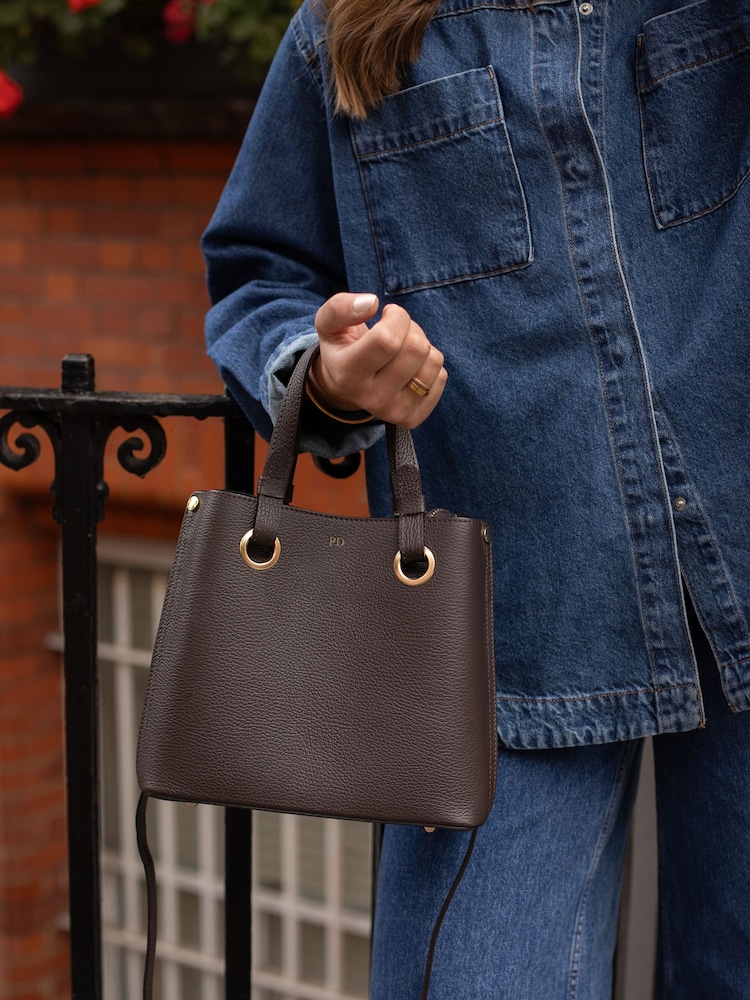 LRM Goods The Gracie Leather Bucket Brown Bag - Image 1 of 6 LRM Goods The Gracie Leather Bucket Brown Bag - Image 1 of 6
