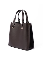 LRM Goods The Gracie Leather Bucket Brown Bag - Image 3 of 6