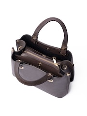 LRM Goods The Gracie Leather Bucket Brown Bag - Image 4 of 6