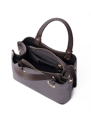 LRM Goods The Gracie Leather Bucket Brown Bag - Image 5 of 6