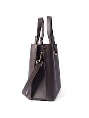 LRM Goods The Gracie Leather Bucket Brown Bag - Image 6 of 6