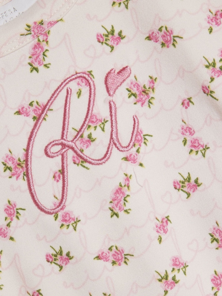 River Island Rosebud Monogram Pyjamas - Imaginea 4 din 4