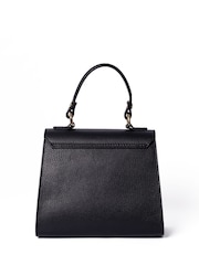 LRM Goods The Polly Leather Top Handle Black Bag - Image 3 of 7