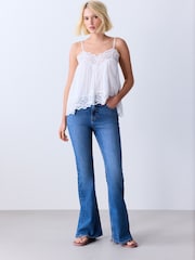 Jasnoniebieski - Authentic Flare Jeans - Obraz 1 z 9