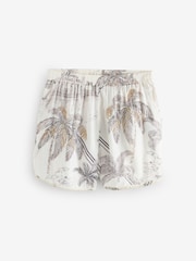 B by Ted Baker Mono Palm Viscose Beach Shorts - Image 5 of 5
