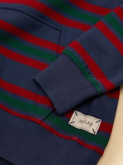 Navy Port Stripe - سويت شيرت بربع سحَّاب Alfie للأطفال من Joules - صورة 3 من 5