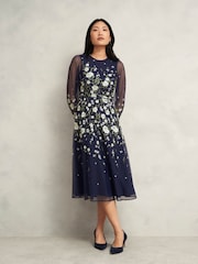 Vestido bordado Lois de Hobbs - Imagen 1 de 4