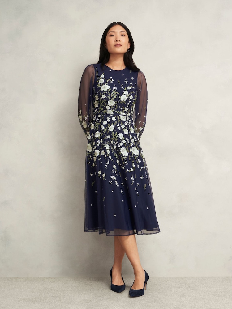 Vestido bordado Lois de Hobbs - Imagen 1 de 4