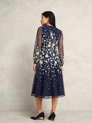 Vestido bordado Lois de Hobbs - Imagen 2 de 4