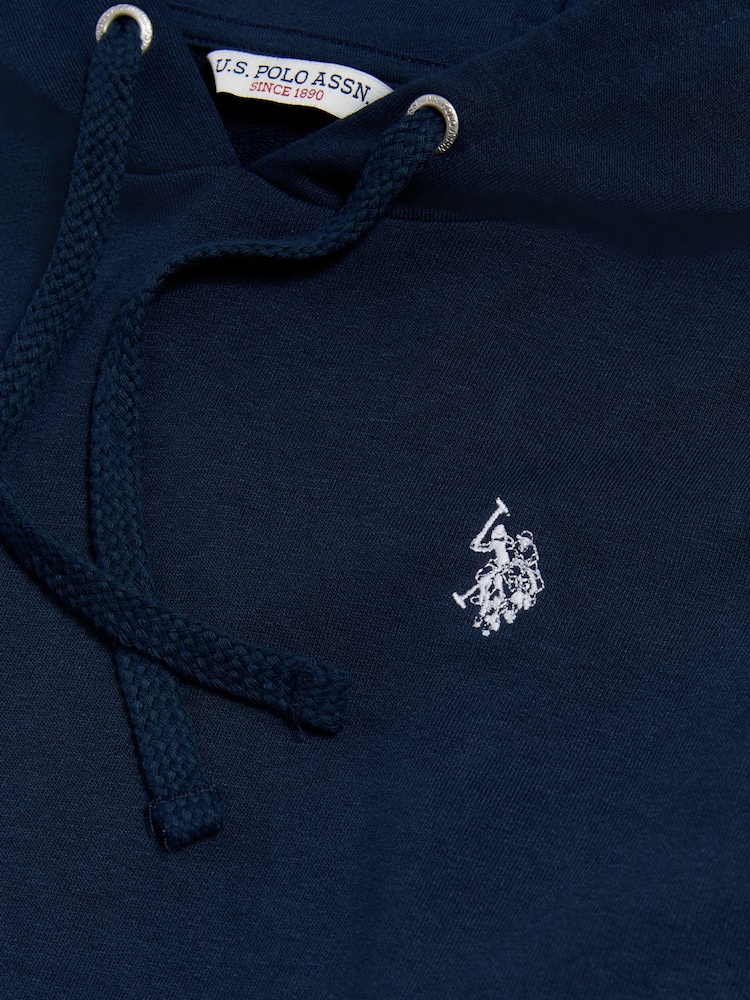 U.S. Polo Assn Navy Double Horsemen Hoodie - Image 7 of 7