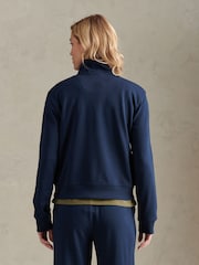 U.S. Polo Assn. Blue Double Horsemen ¼ Zip Sweatshirt - Image 4 of 7