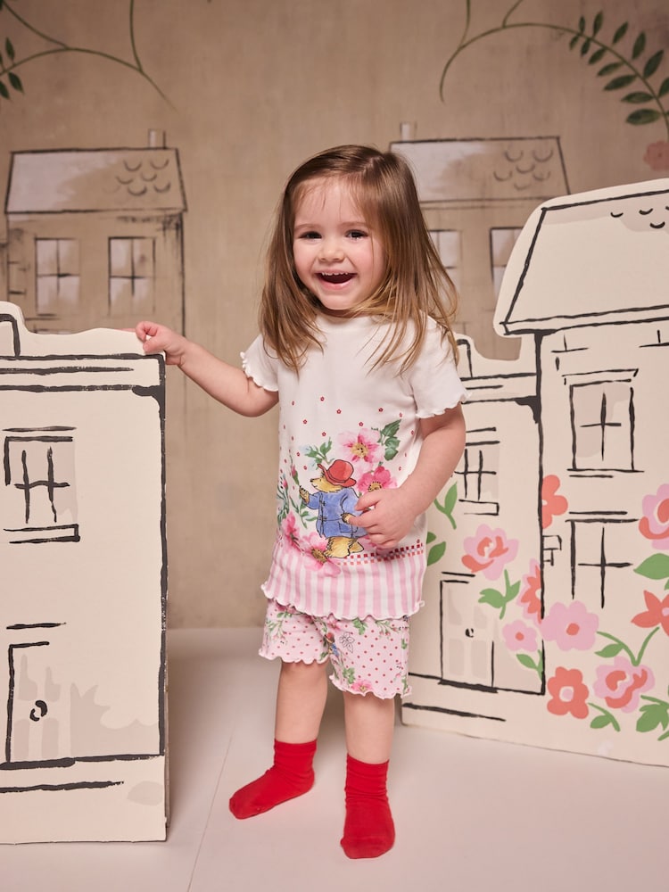 Rosa/Vit - Cath Kidston Pink/White 100% Cotton Paddington Short Pyjamas - Bild 1 av 9 Rosa/Vit - Cath Kidston Pink/White 100% Cotton Paddington Short Pyjamas - Bild 1 av 9