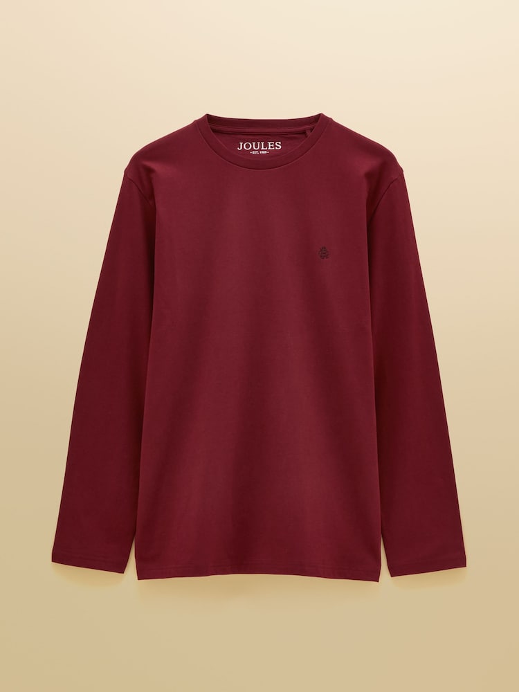 Joules Burgundy Red Lounge Top - Image 7 of 7 Joules Burgundy Red Lounge Top - Image 7 of 7