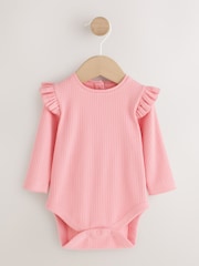Ecru - Knit Baby Bodysuit & Dungaree 2 Piece Set (0mths-2yrs) - Larawan 8 ng 16