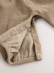 Sage Green Cord Dungaree and Bodysuit Baby Set 2 Piece (0mths-2yrs) - Image 10 of 11