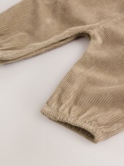 Sage Green Cord Dungaree and Bodysuit Baby Set 2 Piece (0mths-2yrs) - Image 9 of 11