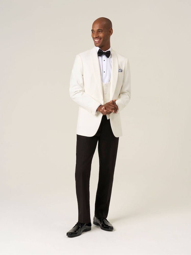 Skopes White Bogart Tailored Fit Tuxedo Jacket - Image 1 of 5 Skopes White Bogart Tailored Fit Tuxedo Jacket - Image 1 of 5