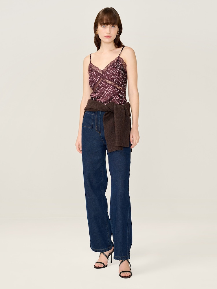 Omnes Brown Tamara Top - Image 1 of 5 Omnes Brown Tamara Top - Image 1 of 5