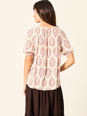 FatFace Kai Ivory Paisley Kai Blouse - Image 2 of 6