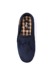 Zils - Lazy Dogz Tamar II Full Black Slippers - Attēls 7 no 9