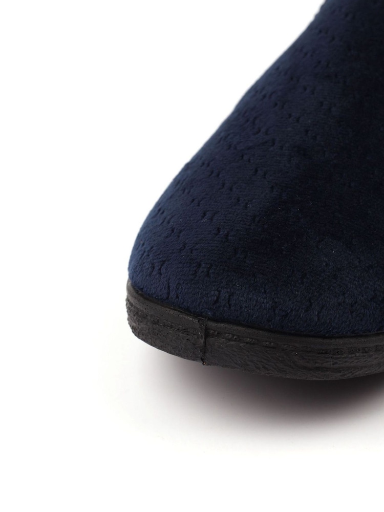 Zils - Lazy Dogz Tamar II Full Black Slippers - Attēls 9 no 9