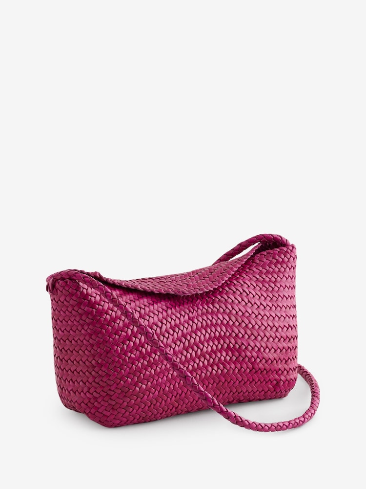 Pink - Dragon Diffusion Corsina Weave Cross-Body Bag - Larawan 2 ng 6
