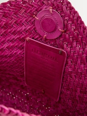 Dragon Diffusion Pink Corsina Weave Cross-Body Bag - Image 7 of 9