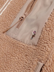 U.S. Polo Assn. Double Horsemen Borg Zip Funnel Neck Fleece - Imagen 3 de 4