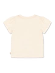 Konges Sløjd Cream Famo Mon Cherry Print Puff Sleeve T-Shirt - Image 2 of 4