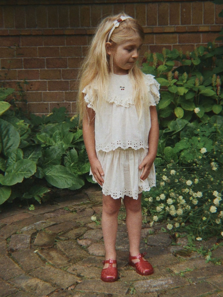 Konges Sløjd Posey Broderie Skirt - Imagen 2 de 5