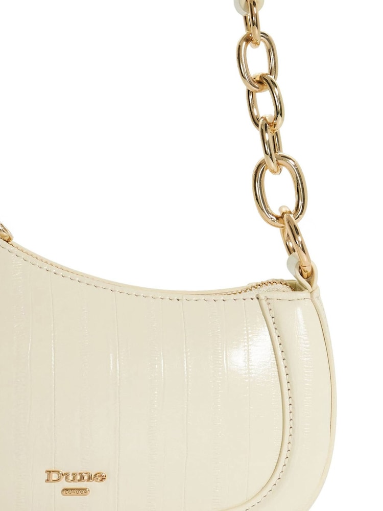 Dune London White Direction Small Smart Scoop Shoulder Bag - Image 5 of 5