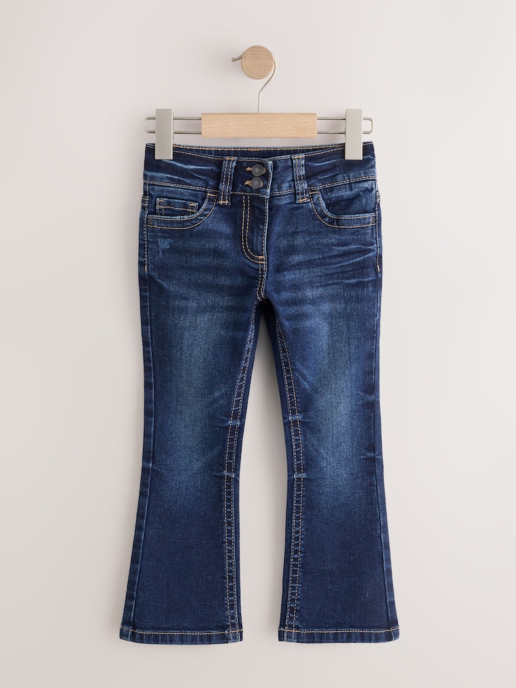 Dark Wash Low Rise Flared Jeans (3-16yrs) - Image 1 of 4