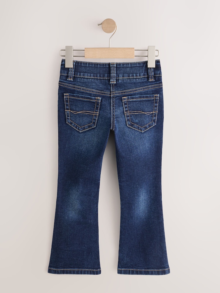 Dark Wash Low Rise Flared Jeans (3-16yrs) - Image 2 of 4