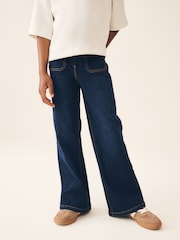Blue Rinse Wash Denim Flared Trousers (3-16yrs) - Image 1 of 9