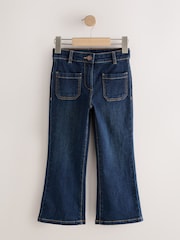 Blue Rinse Wash Denim Flared Trousers (3-16yrs) - Image 6 of 9
