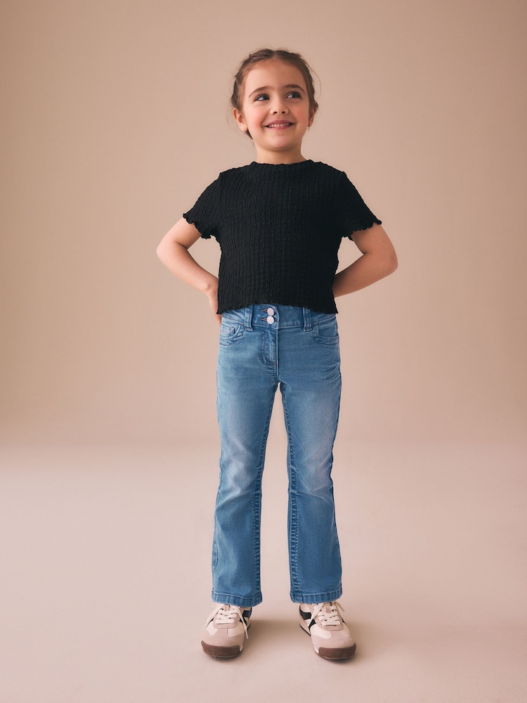 Denim azul medio - Bajo Rise Flared Jeans (3-16yrs) - Imagen 2 de 8 Denim azul medio - Bajo Rise Flared Jeans (3-16yrs) - Imagen 2 de 8
