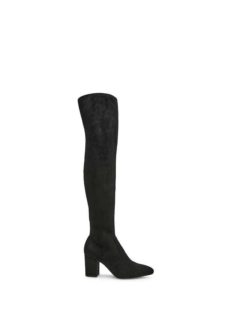 Steve Madden Crosswalk High Black Boots - Image 1 of 6 Steve Madden Crosswalk High Black Boots - Image 1 of 6