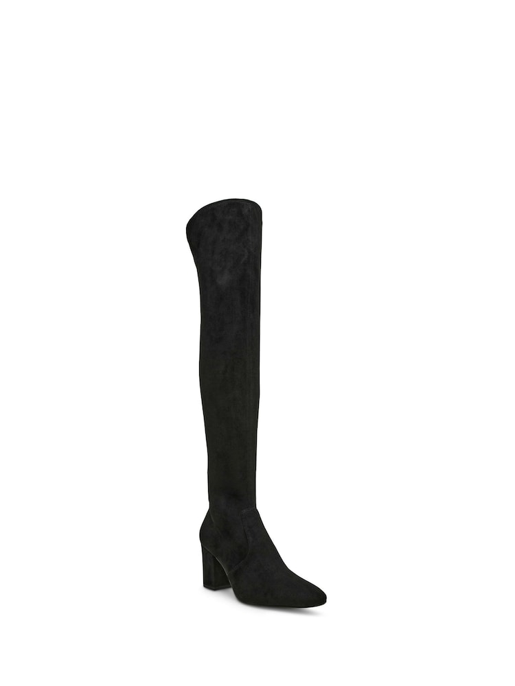 Steve Madden Crosswalk High Black Boots - Image 2 of 6 Steve Madden Crosswalk High Black Boots - Image 2 of 6