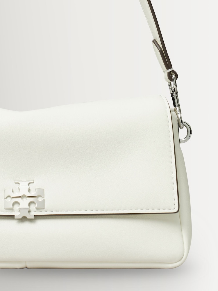 Tory Burch White Charlie Small Shoulder Bag - Image 6 of 6