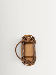 Tory Burch Brown Romy Suede Mini Bucket Bag - Image 3 of 4