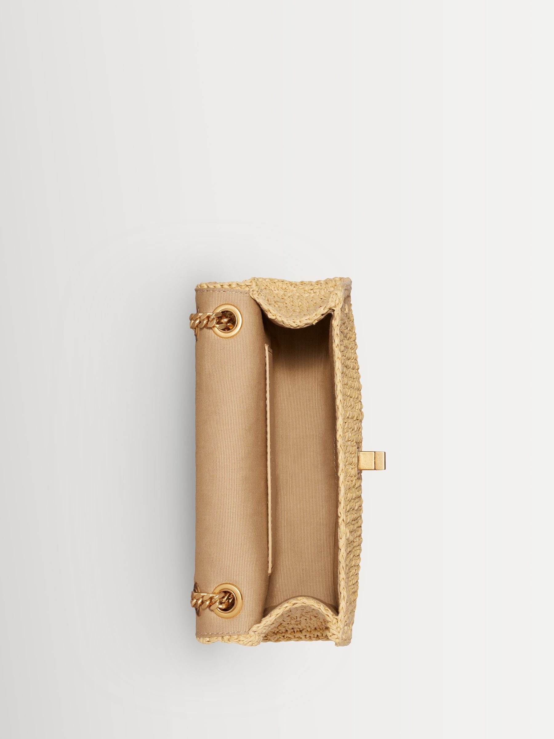 Tory Burch Natural Kira Turnlock Straw Mini Bag | Seasons