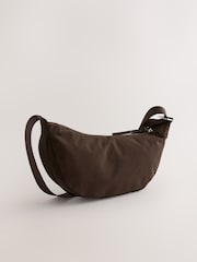 Chocolate Brown Sling Cross Body Bag - Image 2 of 5