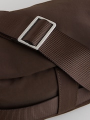 Chocolate Brown Sling Cross Body Bag - Image 4 of 5