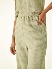 Roman – strukturierte Stretch-Hose mit weitem Bein - Bild 6 von 6
